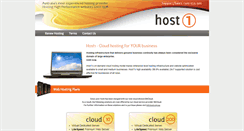 Desktop Screenshot of host1.com.au