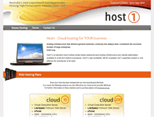 Tablet Screenshot of domains.host1.com.au